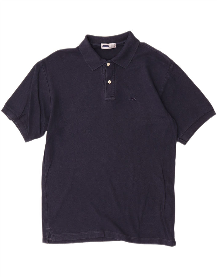 FILA Herren Poloshirt IT 50 Medium Marineblau Baumwolle