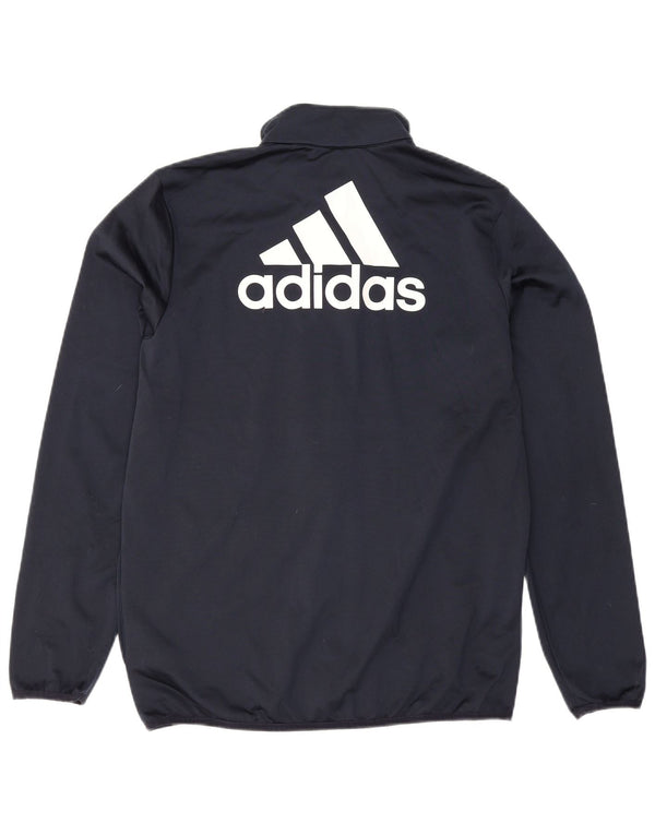 Adidas Jungen Primegreen Graphic Trainingsanzug Top Jacke 15-16 Jahre Marineblau