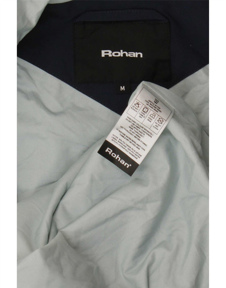 Rohan Herren-Windbreakerjacke mit Kapuze, UK 38, mittelmarineblau, Polyamid