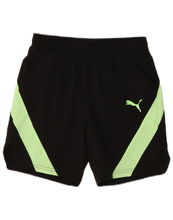 PUMA 2-teiliges Set für Jungen, 13–14 Jahre, grünes Farbblock-Polyester