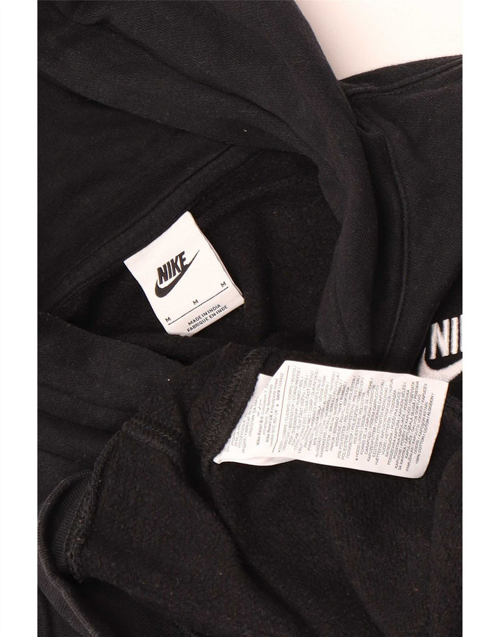 Nike Herren-Hoodie-Pullover aus mittelschwarzer Baumwolle
