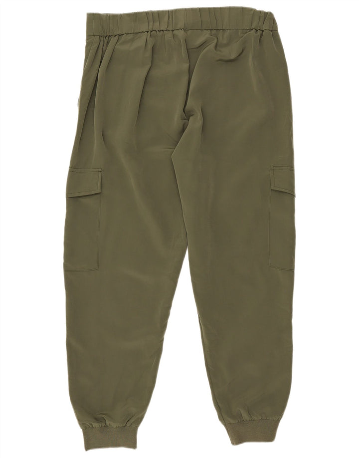 French Connection Damen-Cargohose mit hoher Taille, UK 12, M, W34, L27, Kha