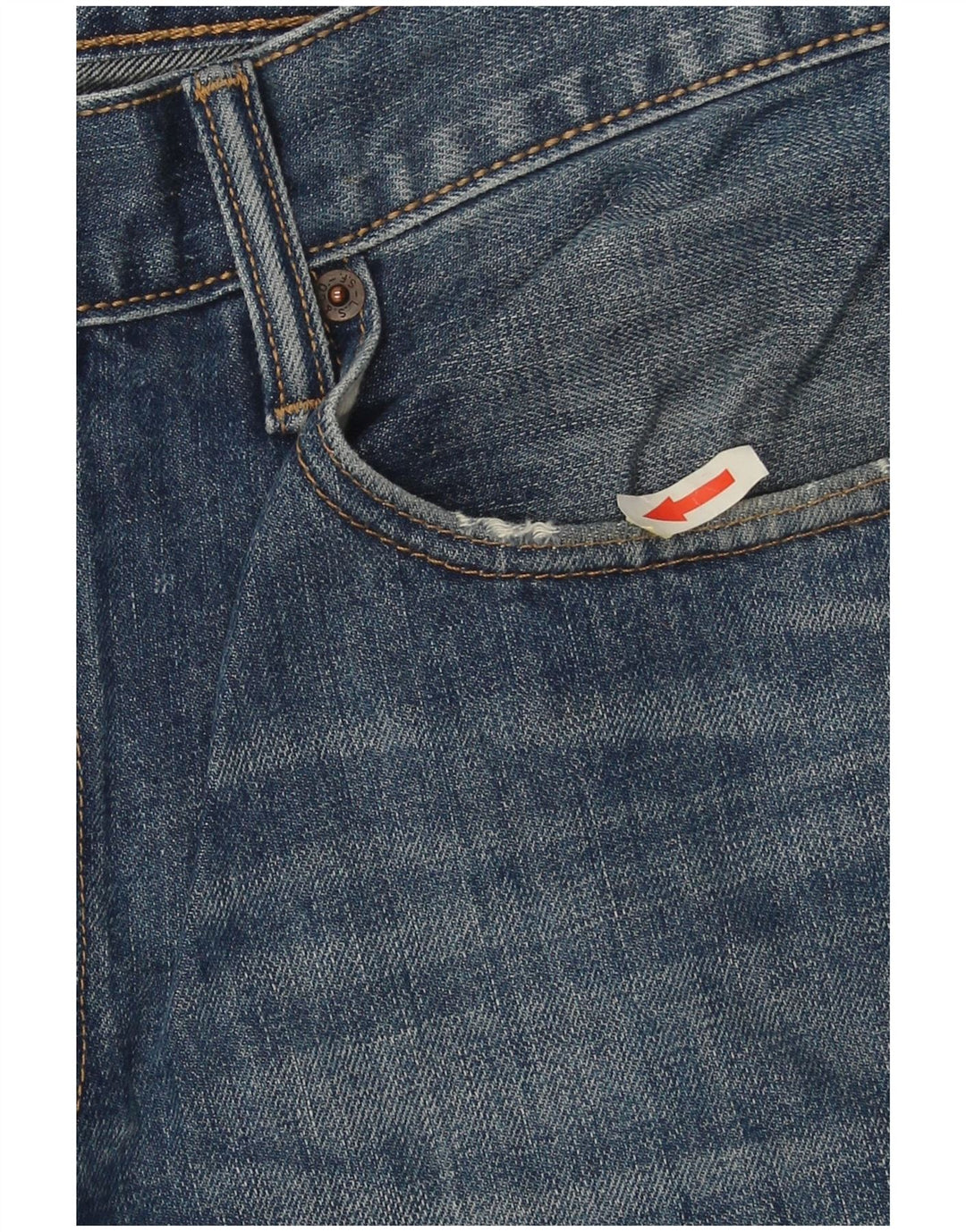 Levi's Herren 508 Regular Tapered Jeans W33 L34 Blaue Baumwolle