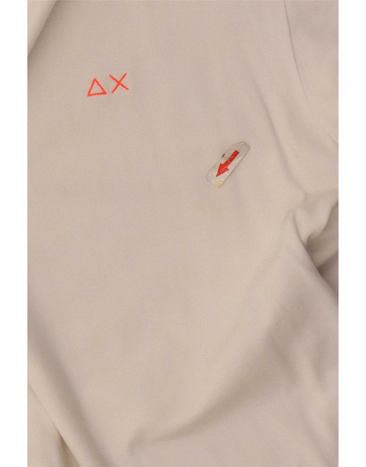 Sun68 Herren T-Shirt Top 2XL Weiße Baumwolle