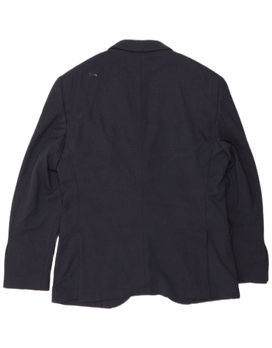 Massimo Dutti Herren-Blazer mit 2 Knöpfen, EU 50, mittelmarineblaue Wolle