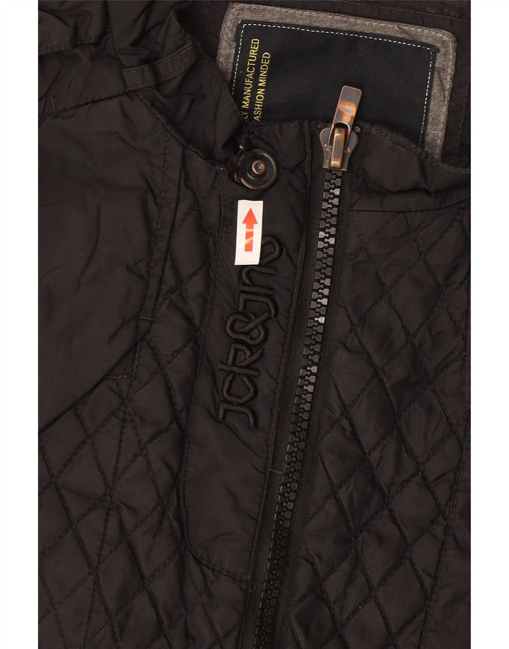 Jack & Jones Herren Steppjacke UK 44 2XL Graues Nylon