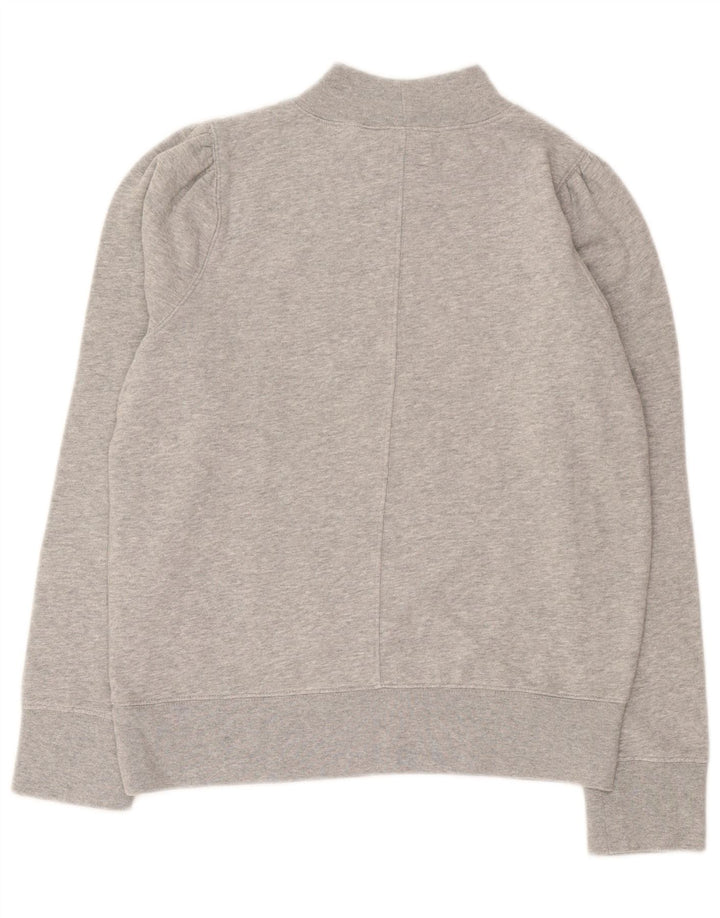 Gap Damen-Sweatshirt in Übergröße, Gr. 10, Größe S, grau gefleckte Baumwolle