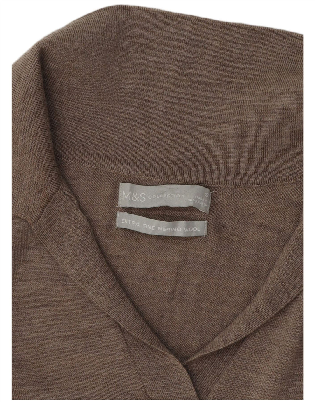 Marks & Spencer Damen-Pullover mit Rollkragen, Gr. 10, Größe S, Grau