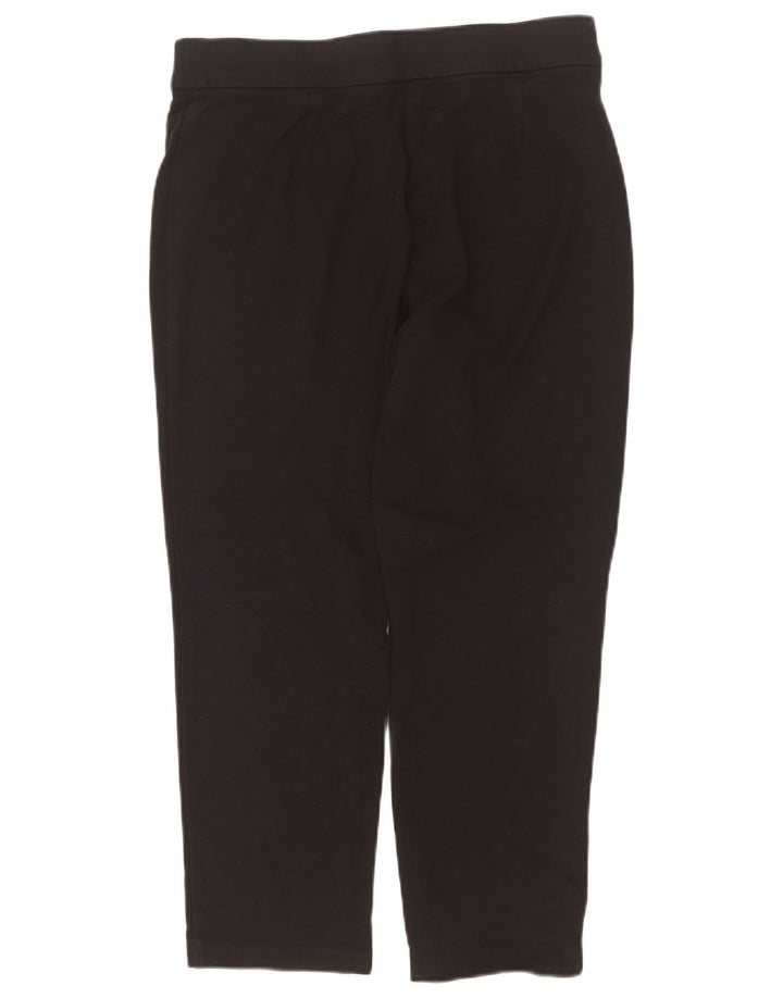 Marks & Spencer Capri-Trainingshose für Damen, UK 12, Mittelschwarz, Viskose