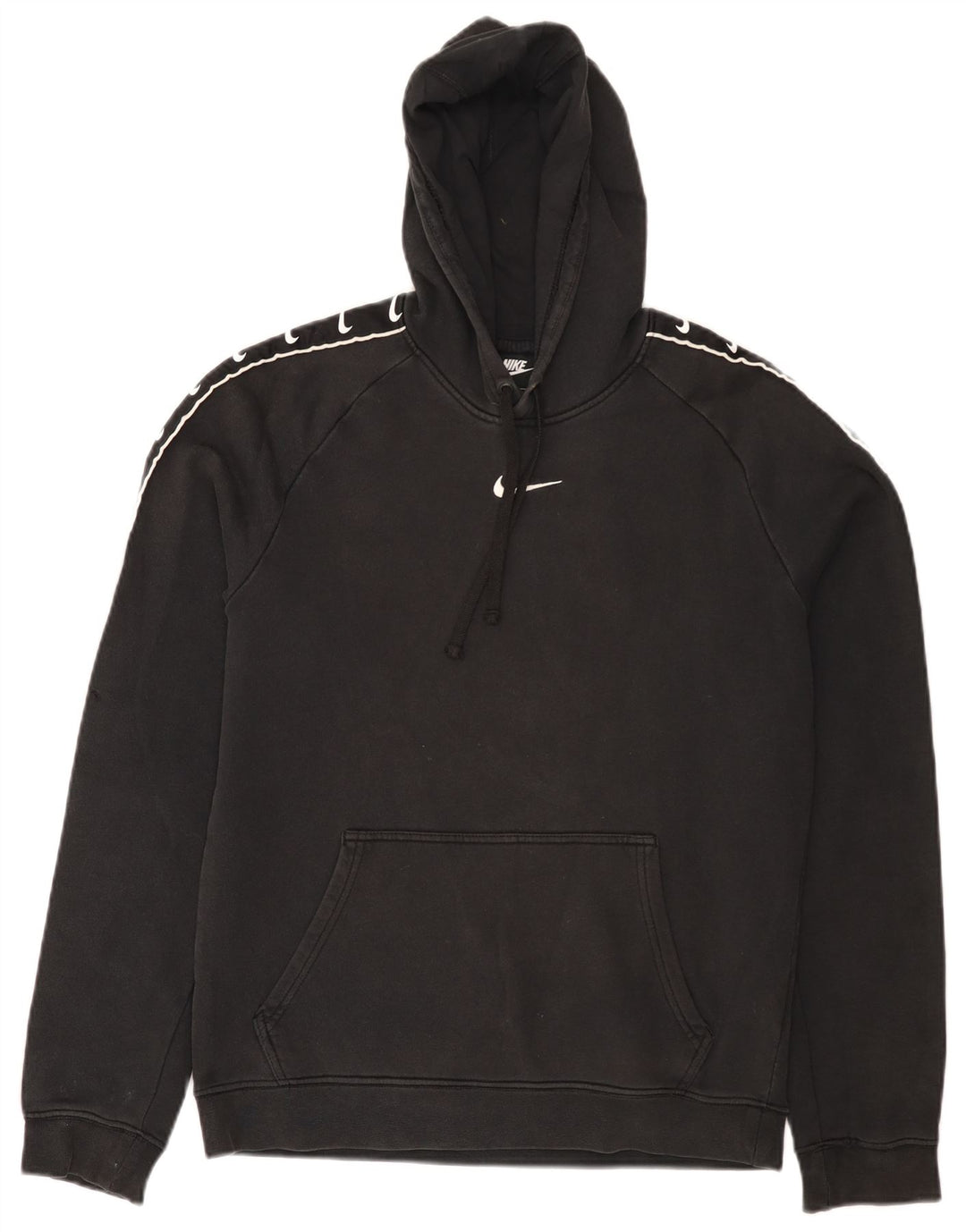 Nike Herren-Kapuzenpullover mit Grafik, Größe S, Schwarz, Baumwolle