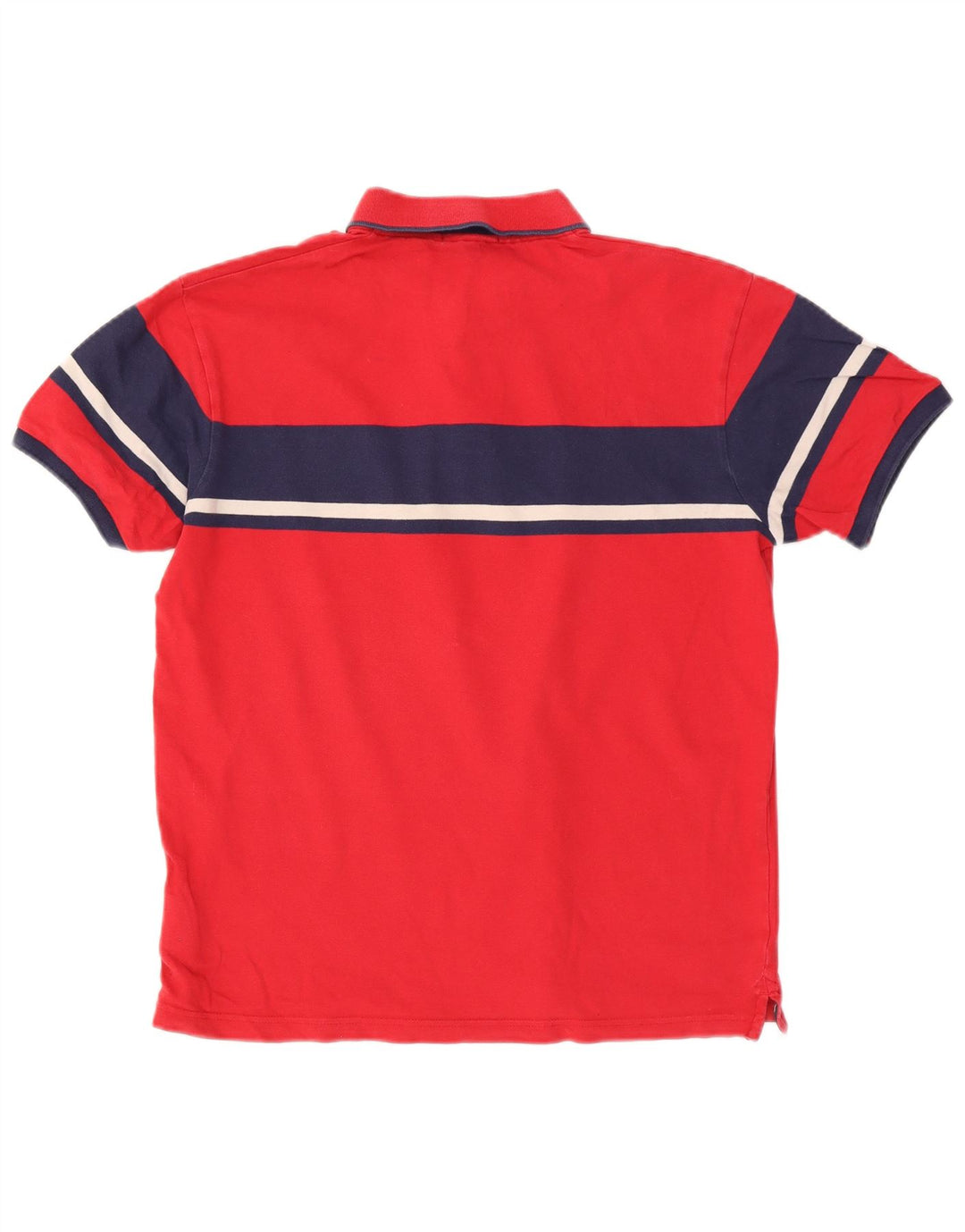 Gant Herren-Poloshirt, groß, rot, Colourblock-Baumwolle