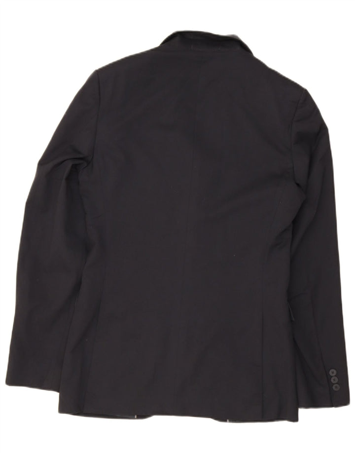 Marks & Spencer Herren-Blazer mit 2 Knöpfen, Größe S, Marineblau, Polyester, UK 36