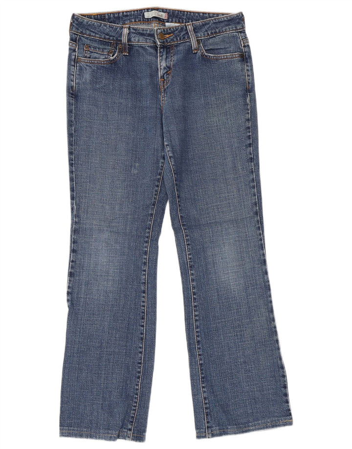 Levi's Damen 545 Low Bootcut Jeans US 6 Medium W32 L28 Blaue Baumwolle