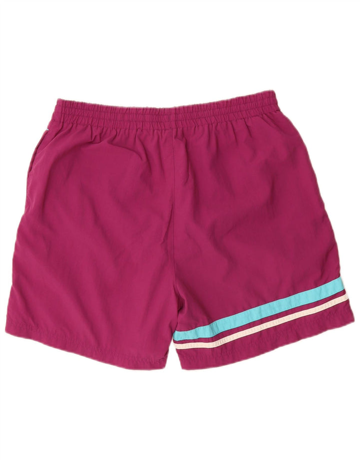 FILA Herren-Sportshorts, Mittelviolett, gestreift, Polyamid