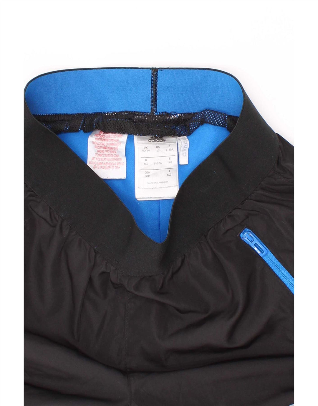 Adidas Jungen MESSI Sportshorts 9–10 Jahre, schwarzes Polyester