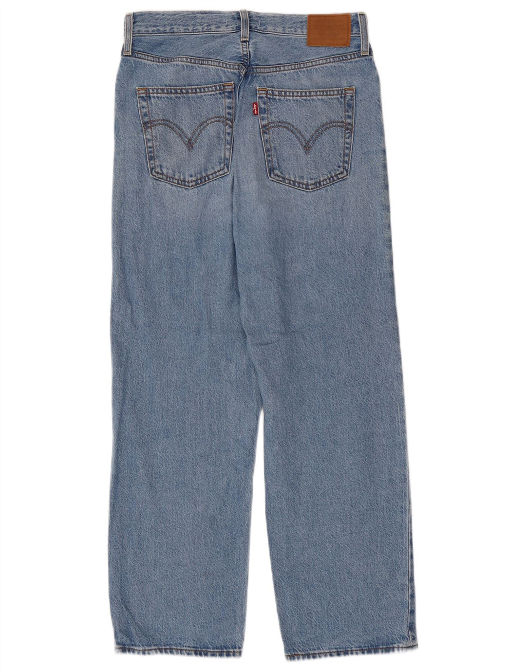 Levi's Damen Ribcage Straight Jeans W28 L27 Blaue Baumwolle