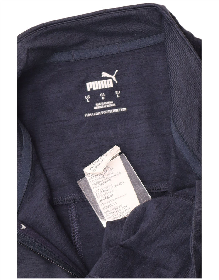 Puma Damen ärmellose Trainingsjacke, Gr. 40, Marineblau