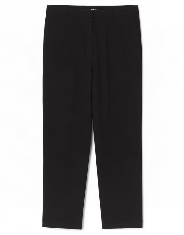 Marks & Spencer Damen-Anzughose mit gerader Passform, Größe UK 46, Größe L W38 L29, Schwarz
