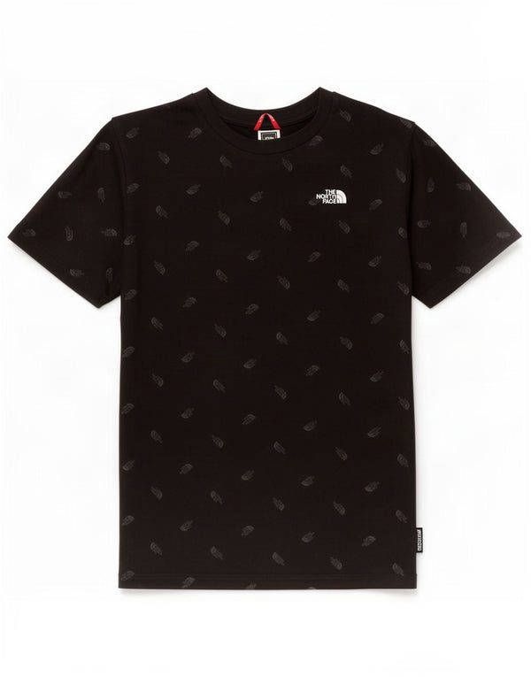 The North Face Jungen-T-Shirt mit Grafik, 14–15 Jahre, XL, schwarze Baumwolle