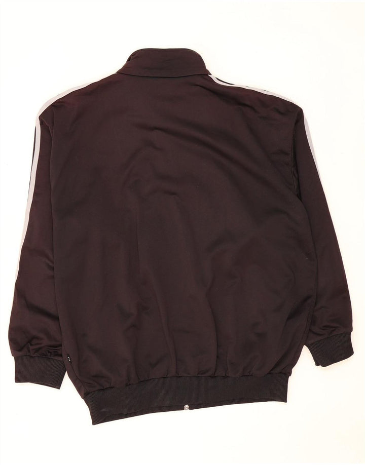 Adidas Herren-Trainingsanzug-Top-Jacke, großes schwarzes Polyester