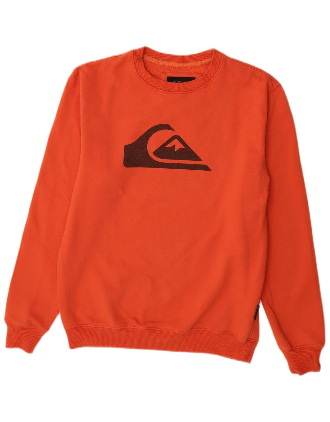 Quiksilver Herren-Sweatshirt mit Grafik, Größe S, Orange, Polyester