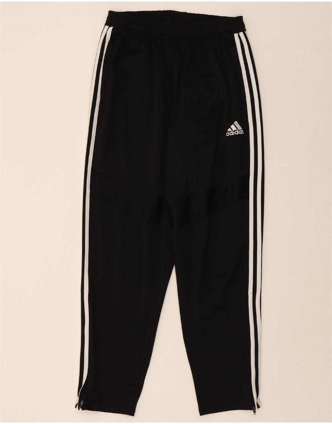 ADIDAS Mens Tracksuit Trousers UK 12 Medium  Black Polyester Vintage Adidas and Second-Hand Adidas from Messina Hembry 