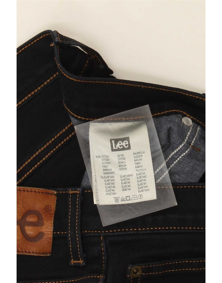 Lee Herren Brooklyn Straight Jeans W34 L30 Marineblaue Baumwolle
