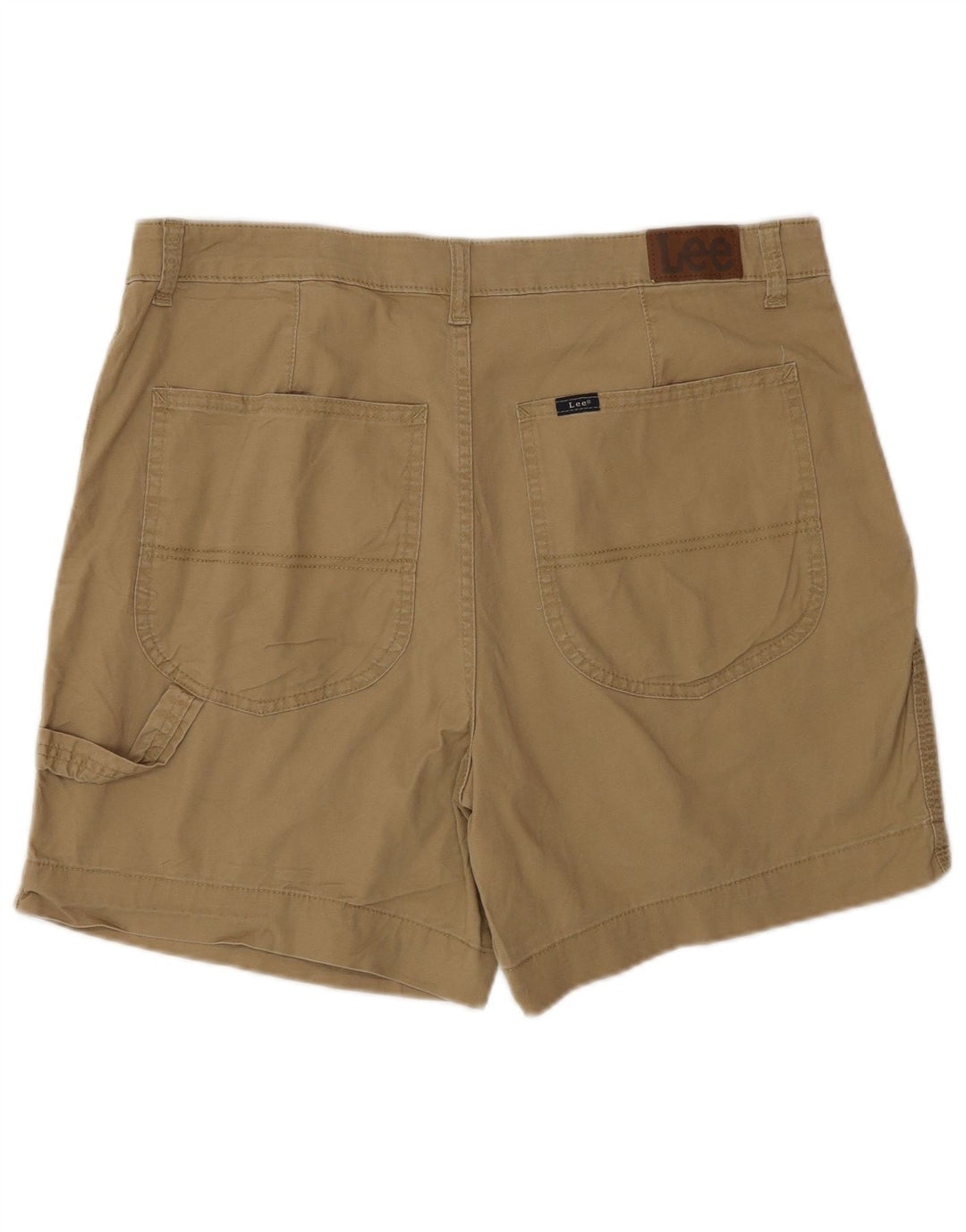 Lee Damen Chinoshorts US 14 XL W34 Beige Baumwolle