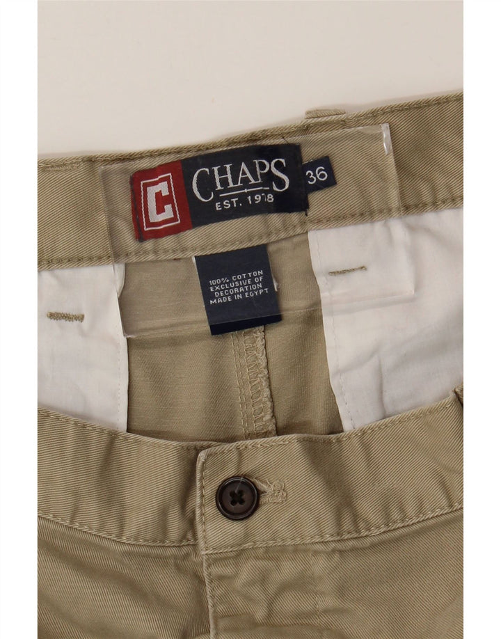 Chaps Herren-Chinoshorts W36, Größe L, Beige, Baumwolle
