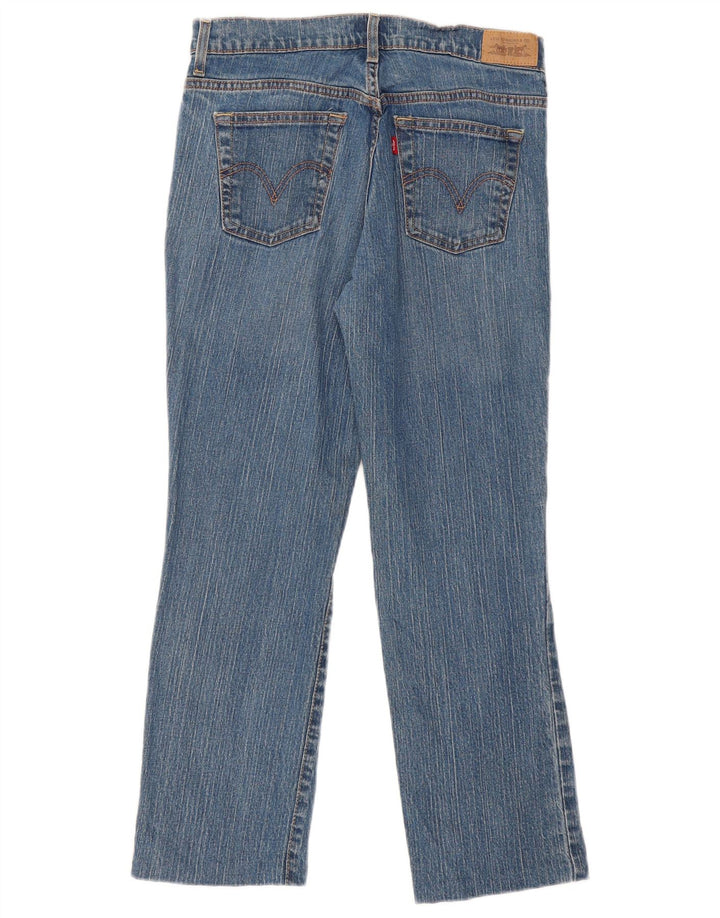 Levi's Damen 505 Straight Jeans US 8 Medium W32 L28 Blaue Baumwolle