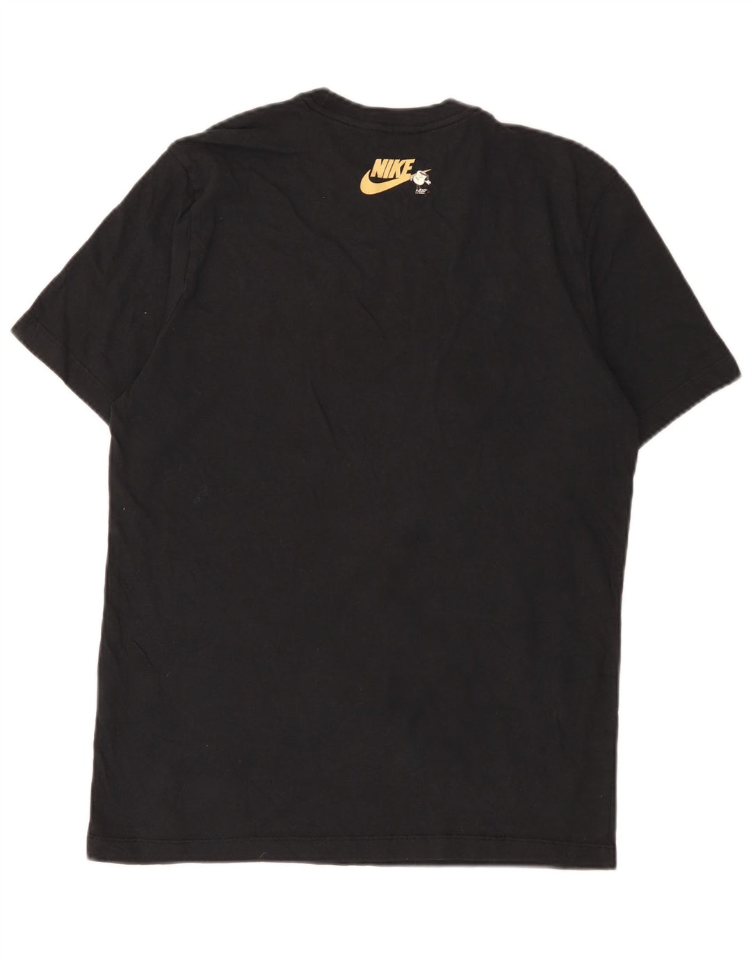Nike Herren-T-Shirt mit Grafik, mittelgroß, schwarze Baumwolle