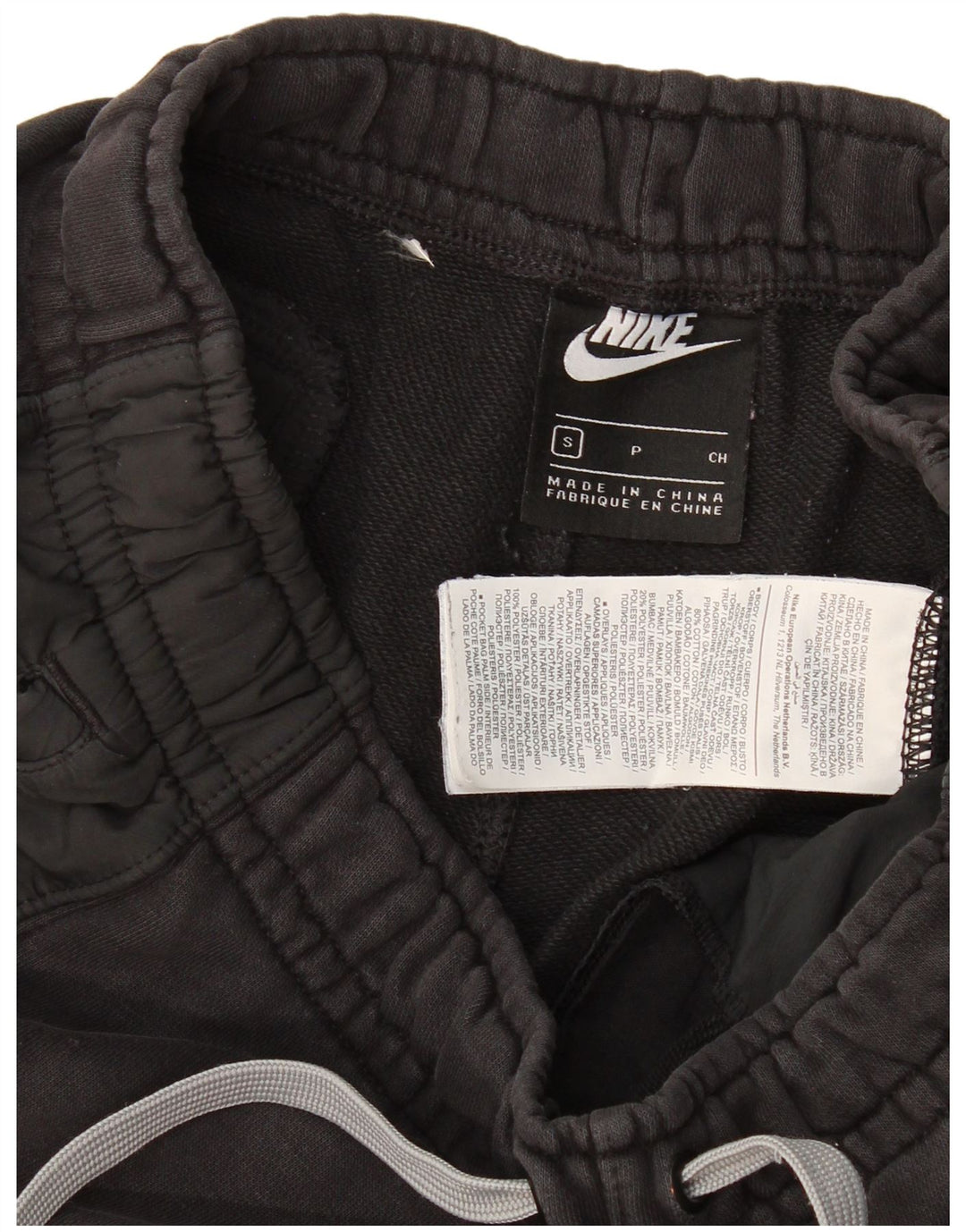 Nike Herren-Trainingshose mit Grafik, Jogginghose, Größe S, Schwarz, Baumwolle