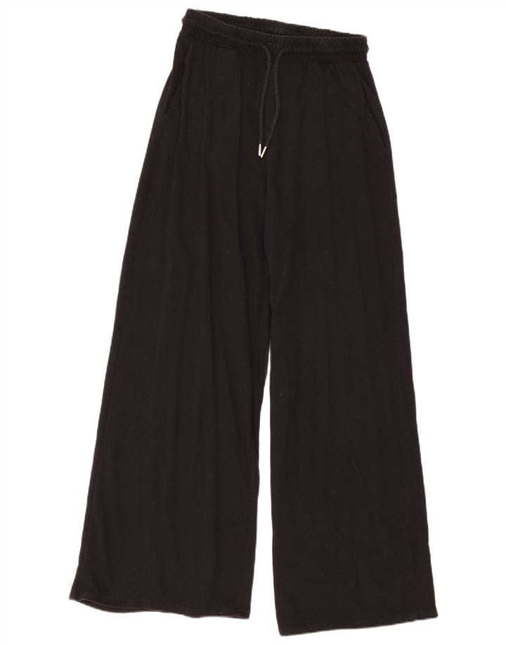 Zara Damen-Trainingshose, Größe 44, mittelschwarz, Baumwolle