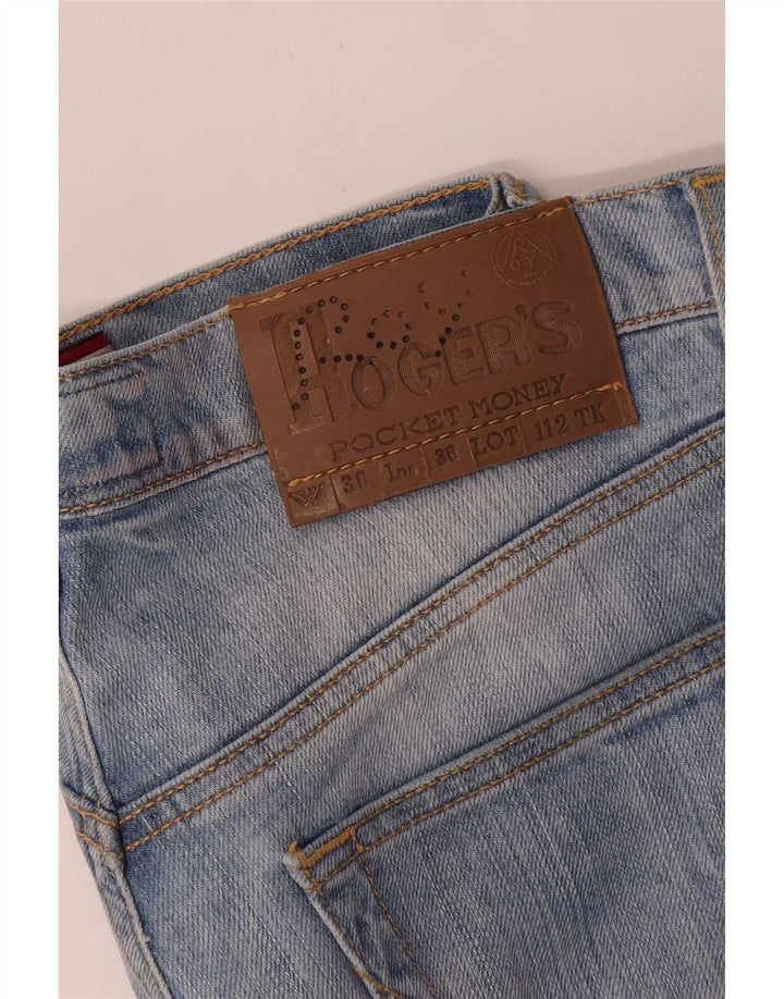 Roy Rogers Herren Straight Jeans W30 L31 Blaue Baumwolle