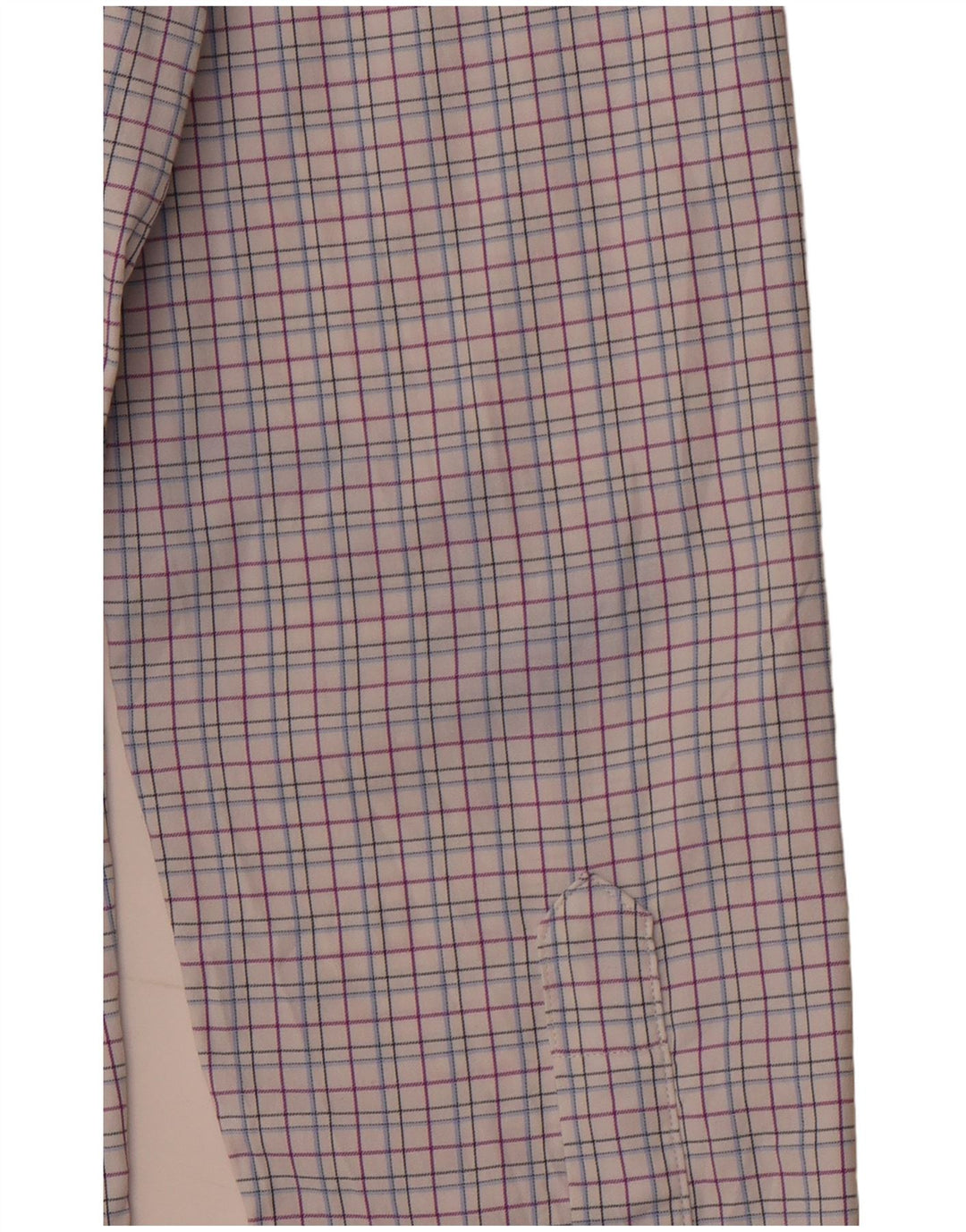BONOBOS Slim-Fit-Hemd für Herren, Größe 15 1/2, mittelrosa, kariertes Nylon