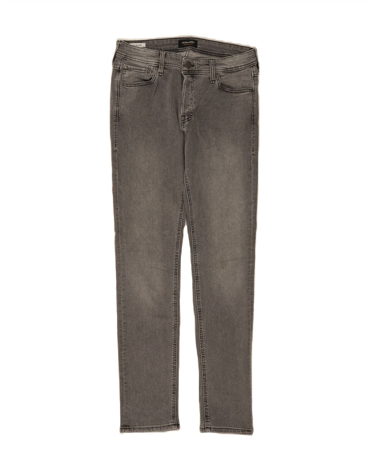 JACK & JONES Womens GLENN Slim Jeans W32 L34  Grey Cotton Vintage Jack & Jones and Second-Hand Jack & Jones from Messina Hembry 