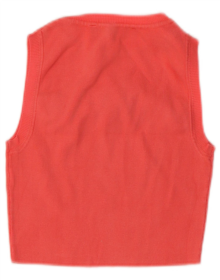 Zara Damen Crop Vest Tank Top UK 8 Small Pink