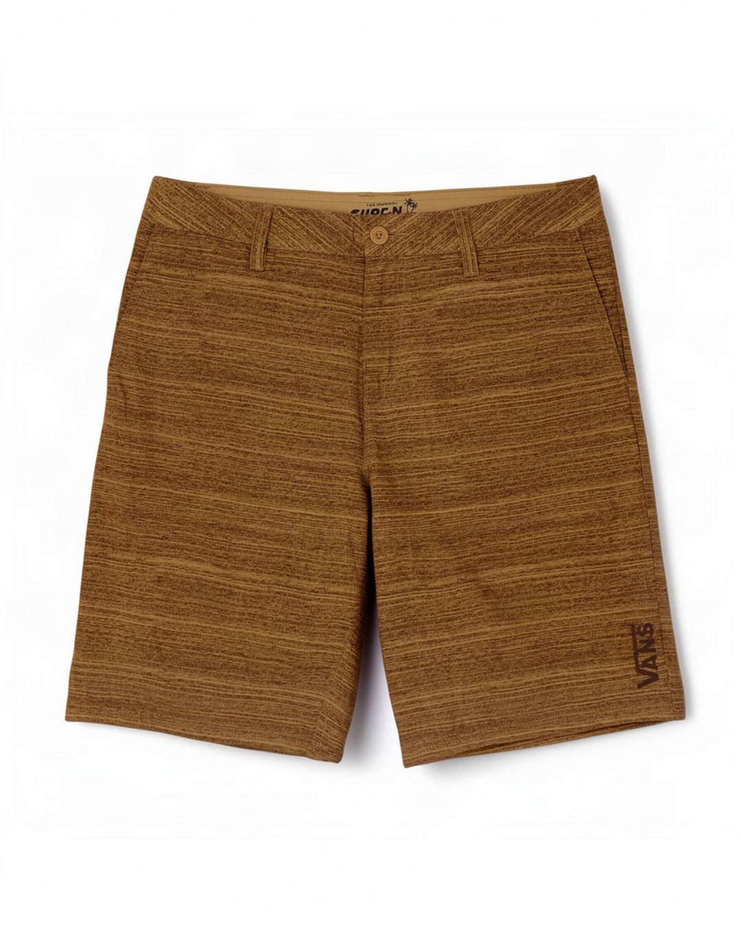 Vans Herren Chinoshorts W32 Medium Khaki Nadelstreifen