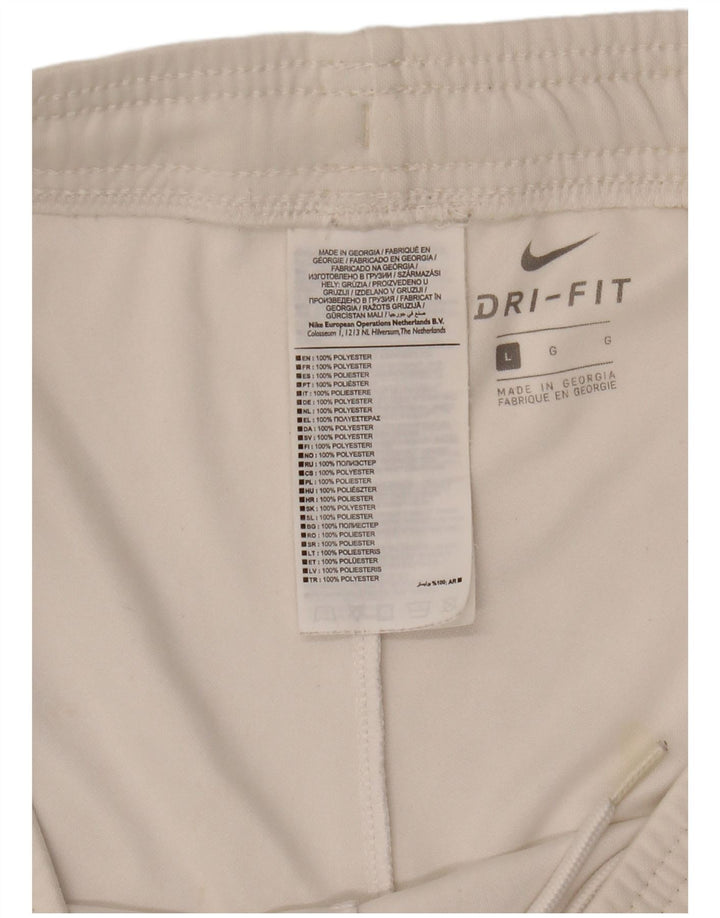 Nike Herren Dri Fit Sportshorts, groß, weißes Polyester