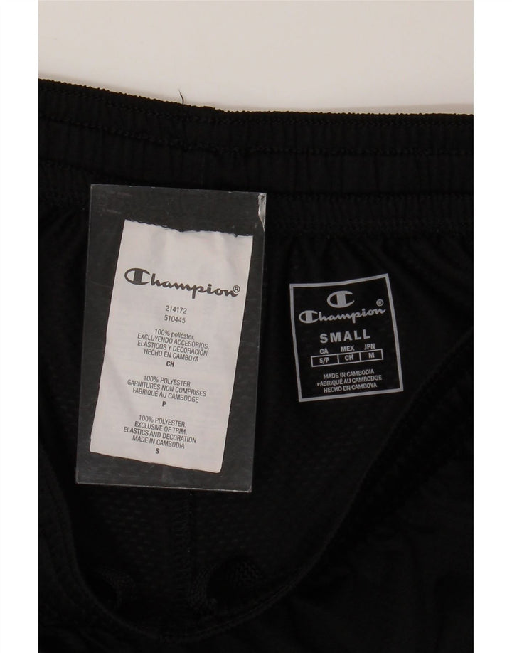 CHAMPION Herren-Sportshorts, Größe S, Schwarz, Polyester