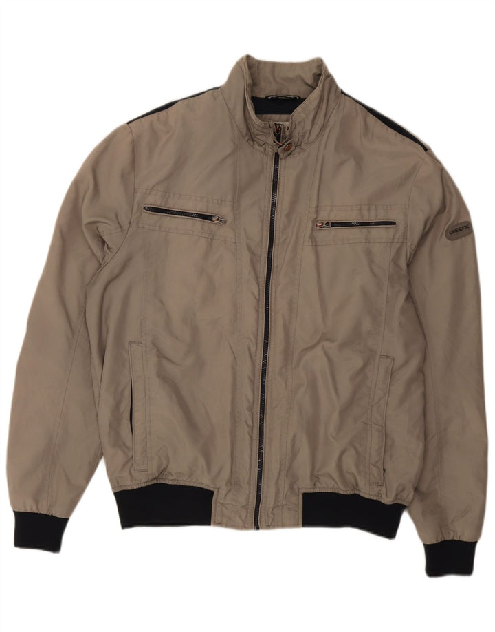 Geox Herren Bomberjacke UK 44 2XL Grau