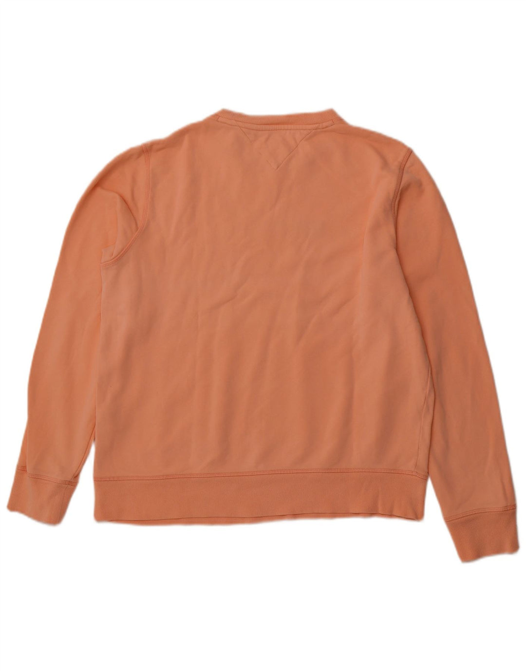 TOMMY HILFIGER Damen Grafik-Sweatshirt-Pullover UK 16 Große rosa Baumwolle