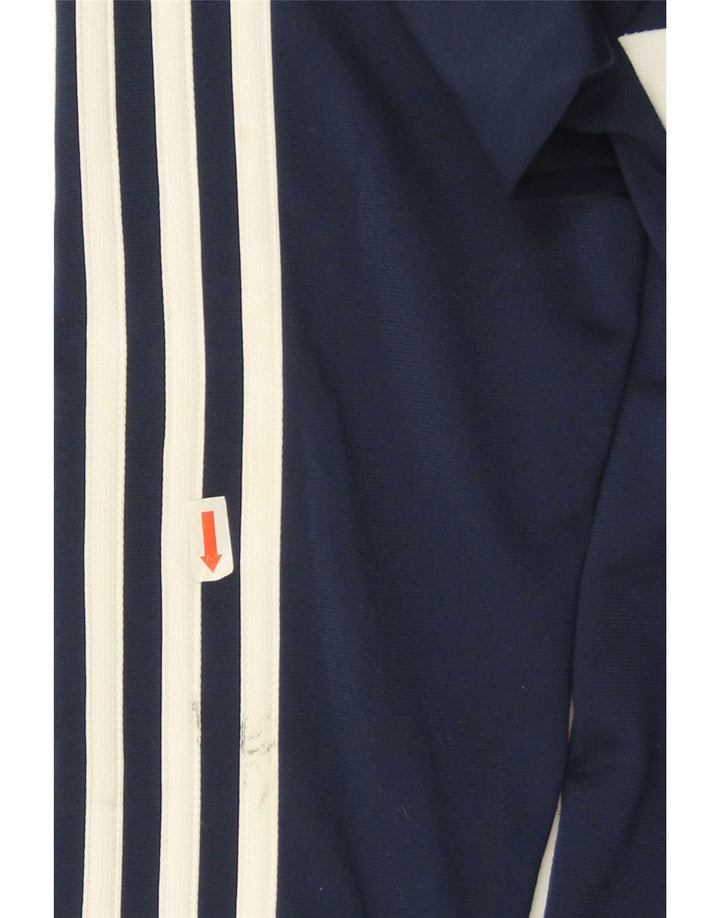 Adidas Jungen-Trainingsanzug-Top-Jacke, 13–14 Jahre, Marineblau, Farbblock