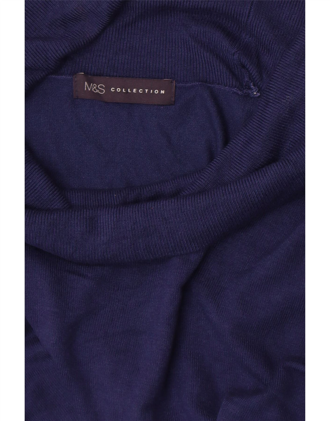 Marks & Spencer Rollkragenpullover für Damen, Gr. 10, Marineblau