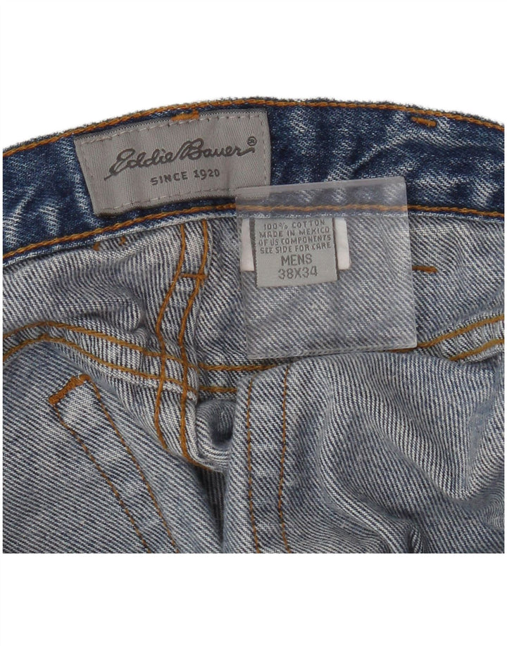 Eddie Bauer Herren Tapered Jeans W38 L34 Blaue Baumwolle