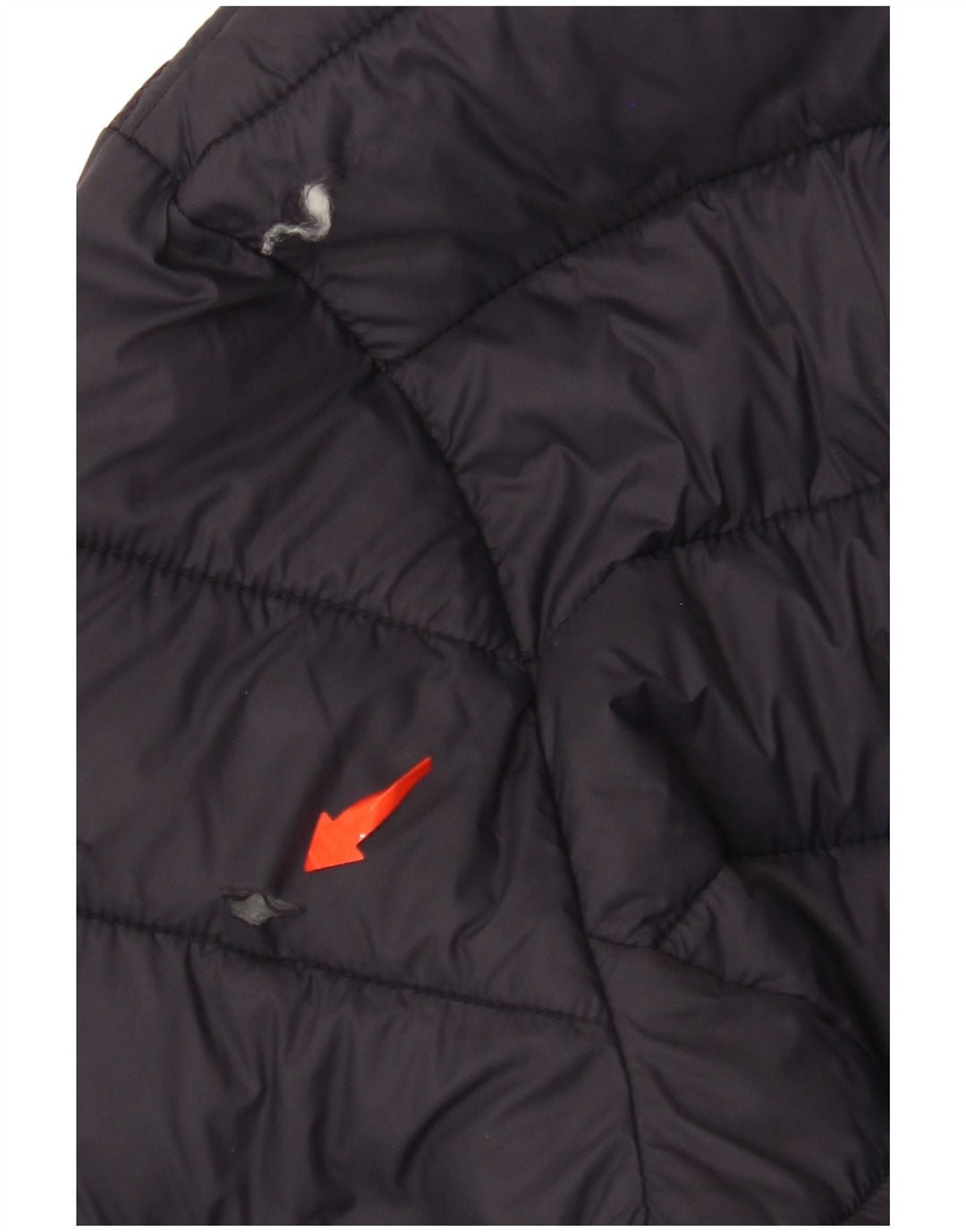 CREW CLOTHING Wattierte Damenjacke UK 16 Large Marineblaues Nylon