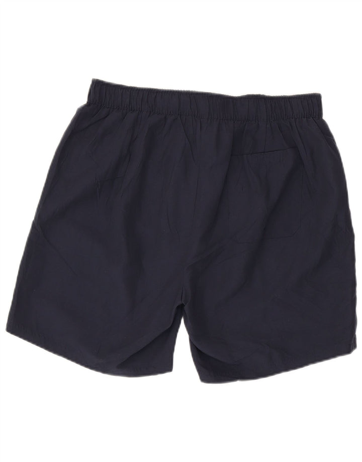 MISTRAL Herren-Badeshorts mit Grafik, mittelgroß, marineblau, Polyester