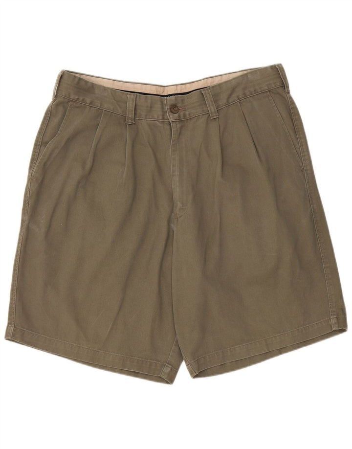 Marks & Spencer Herren Blue Harbor Pegged Chino Shorts W36 Large Khaki