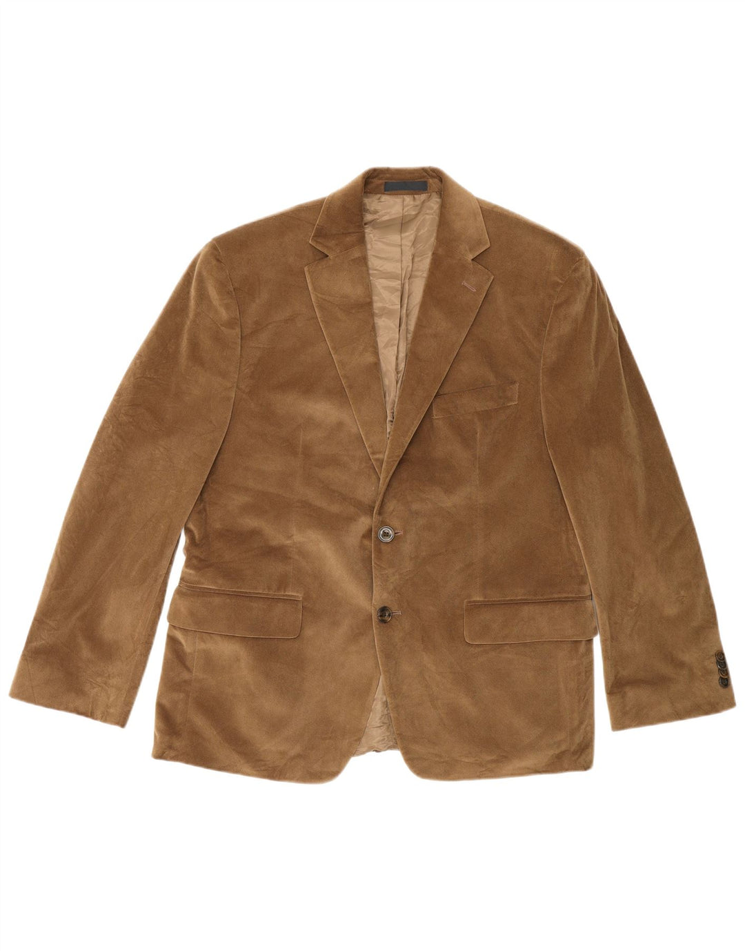 Michael Kors Herren-Blazer mit 2 Knöpfen, UK 40, groß, braun, Polyester