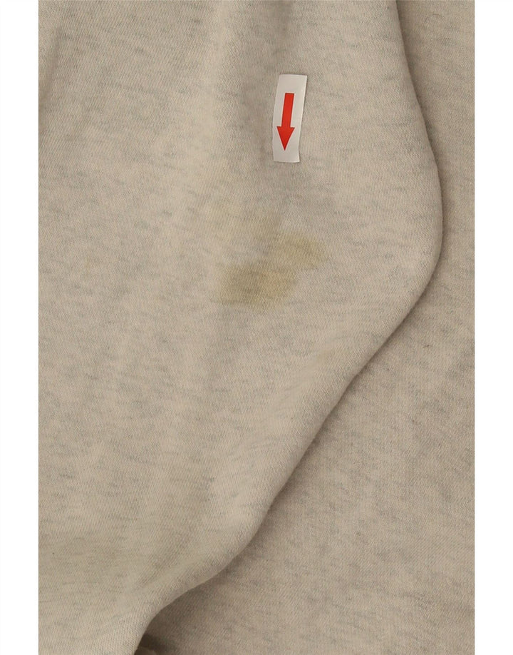 Nike Herren-Kapuzenpullover mit Grafik, Größe S, graue Baumwolle